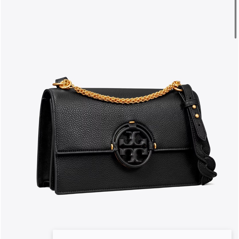 Tory Burch Miller Black Shoulder Bag